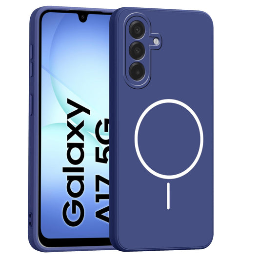 Samsung Galaxy M17 5G / A17 5G / F17 5G Soft Matte Silicone Mag-Safe Design (Mag-Safe Not Support) Camera Protection | Slim Fit Bumper Cover